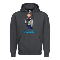 Smoke hans frozen Zipper Hoodie - linhVisuals