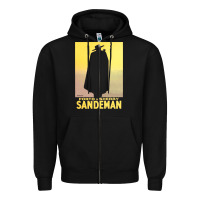 Black sandeman, from vintage port & sherry advertisement   vintage advertise Zipper Hoodie - linhVisuals