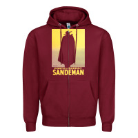 Burgundy sandeman, from vintage port & sherry advertisement   vintage advertise Zipper Hoodie - linhVisuals