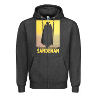 Charcoal Heather sandeman, from vintage port & sherry advertisement   vintage advertise Zipper Hoodie - linhVisuals