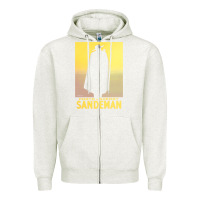 Oatmeal Heather sandeman, from vintage port & sherry advertisement   vintage advertise Zipper Hoodie - linhVisuals