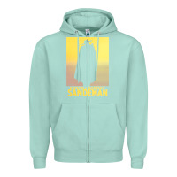 Seafoam sandeman, from vintage port & sherry advertisement   vintage advertise Zipper Hoodie - linhVisuals