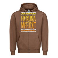 Chestnut hakuna mafuckit [tb] Zipper Hoodie - linhVisuals