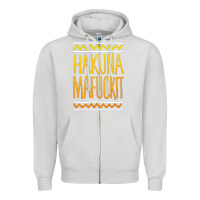 Dove Grey hakuna mafuckit [tb] Zipper Hoodie - linhVisuals