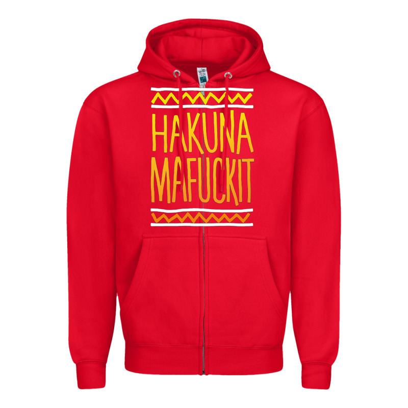 Hakuna Mafuckit [tb] Zipper Hoodie by linhVisuals | Teevron