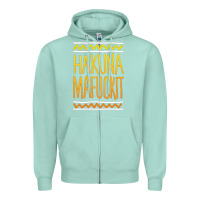 Seafoam hakuna mafuckit [tb] Zipper Hoodie - linhVisuals