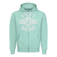Seafoam rocky boxing club Zipper Hoodie - linhVisuals