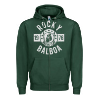 Sports Green rocky boxing club Zipper Hoodie - linhVisuals