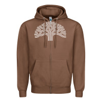 Chestnut oakland california hoodie   oak tree Zipper Hoodie - linhVisuals