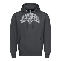 Smoke oakland california hoodie   oak tree Zipper Hoodie - linhVisuals