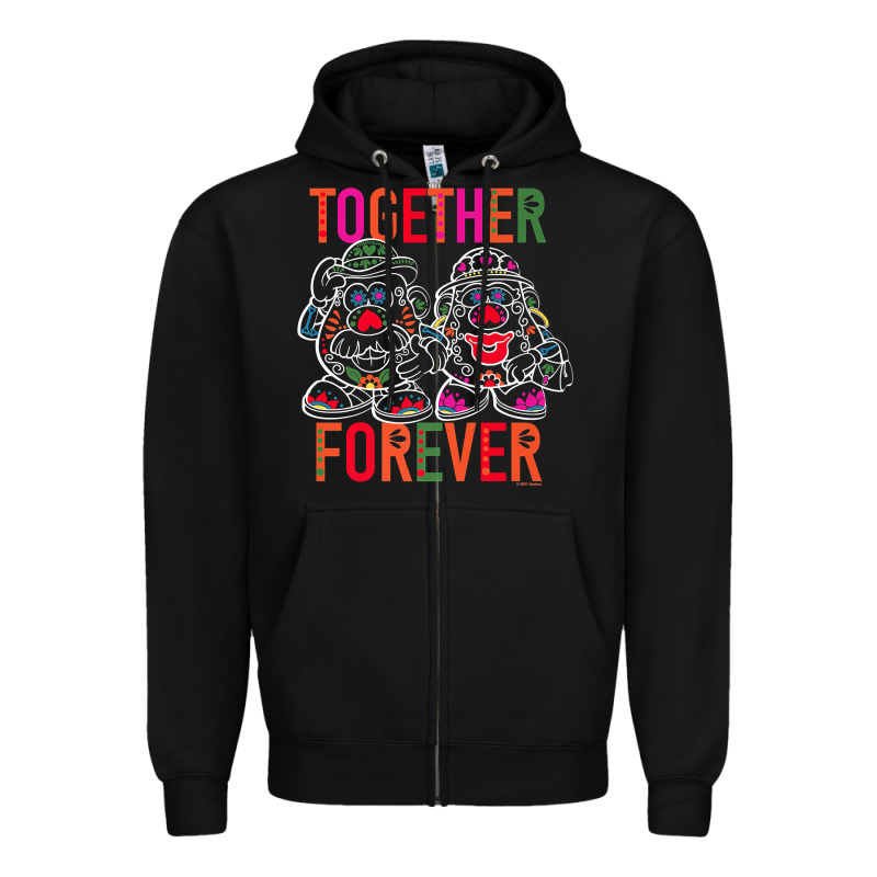 Mr. & Mrs. Potato Head Day Of The Dead Together Forever Premium T Shir Zipper Hoodie by linhVisuals | Teevron