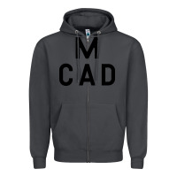 Smoke Minneapolis College of Art and Design Zipper Hoodie - linhVisuals