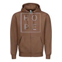 Chestnut hope quote Zipper Hoodie - linhVisuals