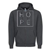 Smoke hope quote Zipper Hoodie - linhVisuals