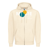 Sandshell Moore College of Art and Design Zipper Hoodie - linhVisuals