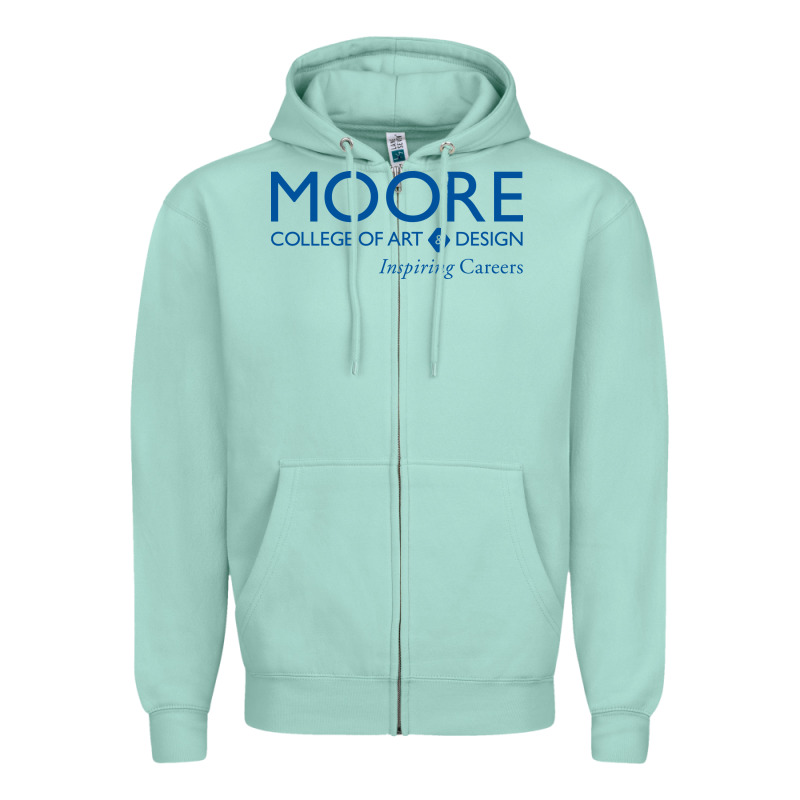 Moore College Of Art And Design Zipper Hoodie by linhVisuals | Teevron