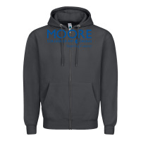 Smoke Moore College of Art and Design Zipper Hoodie - linhVisuals