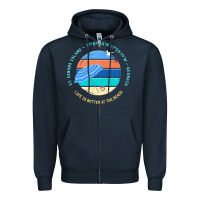 Navy st simons island t  shirt st. simons island, georgia t  shirt Zipper Hoodie - linhVisuals