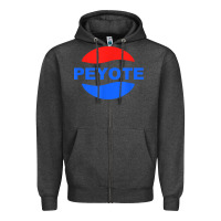 Charcoal Heather peyote t shirt funny saying sarcastic novelty humor cool t shirt Zipper Hoodie - linhVisuals