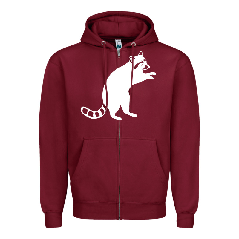 Raccoon Zipper Hoodie by linhVisuals | Teevron