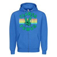 True Royal womens flower power 420 thc pot weed medical marijuana funny weed v ne Zipper Hoodie - linhVisuals