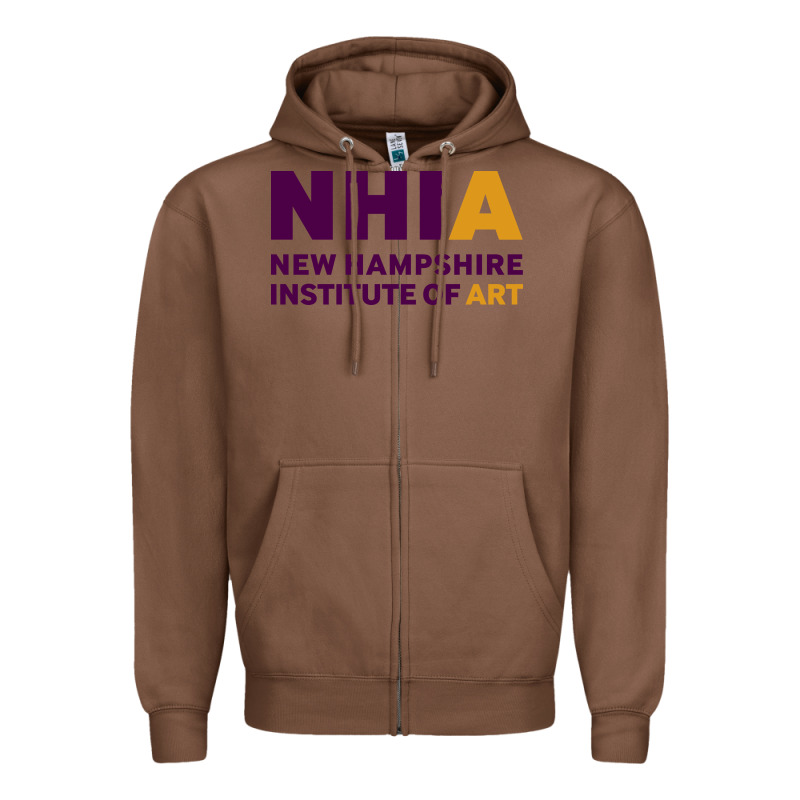 New Hampshire Institute Of Art Zipper Hoodie by linhVisuals | Teevron