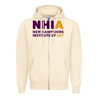 Sandshell New Hampshire Institute of Art Zipper Hoodie - linhVisuals