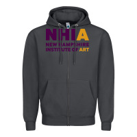 Smoke New Hampshire Institute of Art Zipper Hoodie - linhVisuals
