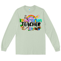 Matcha Kindergarten Teacher Life Long Sleeve Tee - LillyAllenDesigns