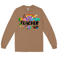 Toasted Coconut Kindergarten Teacher Life Long Sleeve Tee - LillyAllenDesigns