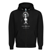 Black marlyn manson special music popular Zipper Hoodie - linhVisuals