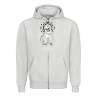 Dove Grey marlyn manson special music popular Zipper Hoodie - linhVisuals