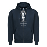 Navy marlyn manson special music popular Zipper Hoodie - linhVisuals
