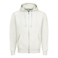 Oatmeal Heather friday quotes Zipper Hoodie - linhVisuals
