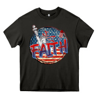 Asphalt faith usa Heavy Core Tee - CowGirlArtShop