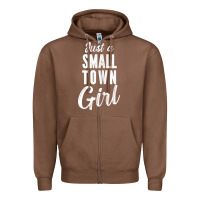 Chestnut womens just a small town girl journey t shirt Zipper Hoodie - linhVisuals