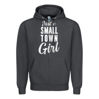 Smoke womens just a small town girl journey t shirt Zipper Hoodie - linhVisuals
