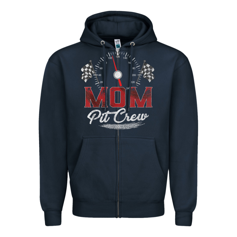 Race Car Mom Pit Crew Racing Family Birthday Party T Shirt Zipper Hoodie by linhVisuals | Teevron