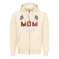 Sandshell race car mom pit crew racing family birthday party t shirt Zipper Hoodie - linhVisuals