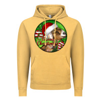 Vintage Mustard Nubian Goat Christmas Vintage Hoodie - LillyAllenDesigns