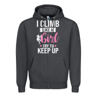 Smoke climbing climb mountain climbing like a girl 345 climb climbing lover Zipper Hoodie - linhVisuals