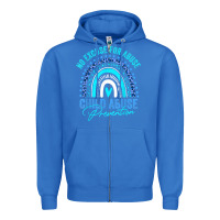 True Royal no excuse child abuse prevention awareness leopard rainbow t shirt Zipper Hoodie - linhVisuals