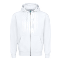 White opa gift america flag gift for men father's day pullover hoodie Zipper Hoodie - linhVisuals