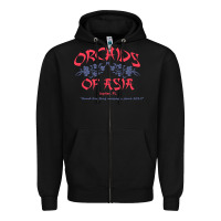 Black orchids of asia kraft massage football t shirt Zipper Hoodie - linhVisuals