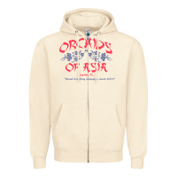 Sandshell orchids of asia kraft massage football t shirt Zipper Hoodie - linhVisuals