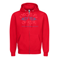 Red orchids of asia kraft massage football t shirt Zipper Hoodie - linhVisuals