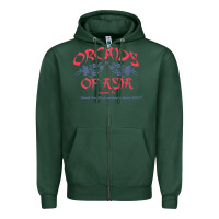 Sports Green orchids of asia kraft massage football t shirt Zipper Hoodie - linhVisuals