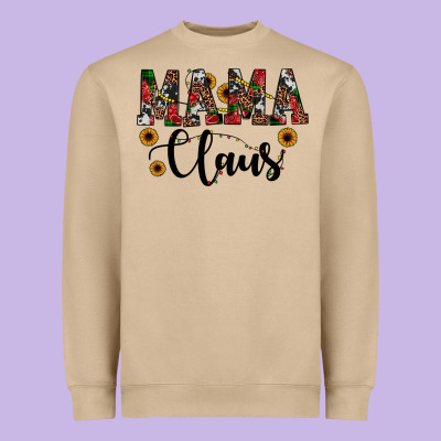 Mama Claus Heavyweight Sweatshirt Designed By Jahusdesignshop