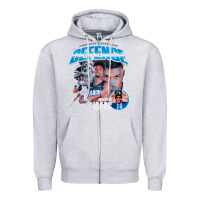 Heather Grey Jonathan Isaac Vintage Zipper Hoodie - linhVisuals