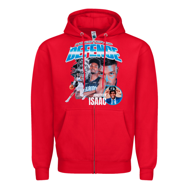 Jonathan Isaac Vintage Zipper Hoodie by linhVisuals | Teevron